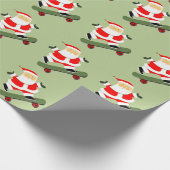 Papier Cadeau Cadeau de Noël skateboard (Coin)