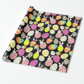 Papier Cadeau cadeau de Pâques noir (Déroulé)