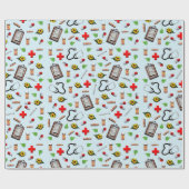 Papier Cadeau Cadeau de retraite du médecin (Plat)