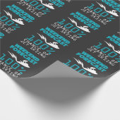 Papier Cadeau Cadeau de ski de jet - week-end de plage de voyage (Coin)