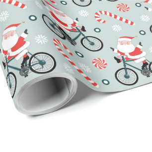 Papier Cadeau Cadeau de vacances cycliste pour cycliste