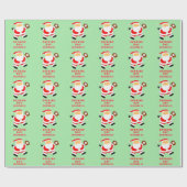 Papier Cadeau Cadeau de vacances de baseball (Plat)
