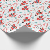 Papier cadeau cadeau de vacances de course personn (Coin)