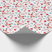 Papier Cadeau Cadeau de vacances de crosse (Coin)