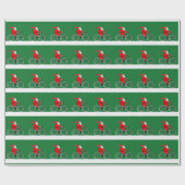 Papier Cadeau Cadeau de vacances de cyclisme (Plat)
