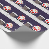 Papier Cadeau Cadeau de vacances de football (Coin)