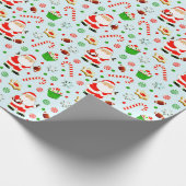 Papier Cadeau Cadeau de vacances de football (Coin)