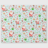 Papier Cadeau Cadeau de vacances de football (Plat)