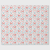 Papier Cadeau Cadeau de vacances de golf (Plat)