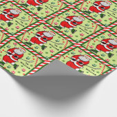 Papier Cadeau Cadeau de vacances de hockey sur glace (Coin)