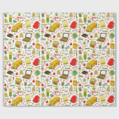 Papier Cadeau Cadeau de vacances de l'enseignant (Plat)