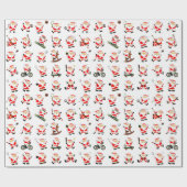 Papier Cadeau Cadeau de vacances de Noël (Plat)