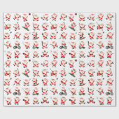 Papier Cadeau Cadeau de vacances de Noël (Plat)