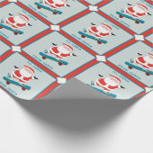Papier Cadeau Cadeau de vacances de skateboard (Coin)