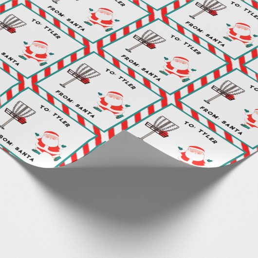 Papier Cadeau Cadeau de vacances Disk Golf (Coin)