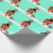 Papier Cadeau Cadeau de vacances Feliz Navidad (Coin)