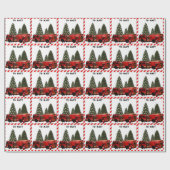 Papier Cadeau Cadeau de vacances Fireman personnalisé (Plat)