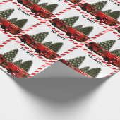 Papier Cadeau Cadeau de vacances Fireman personnalisé (Coin)