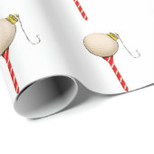 Papier Cadeau Cadeau de vacances Golf (Coin rond)