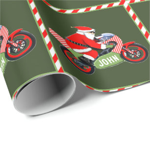 Papier Cadeau Cadeau de vacances personnalisé pour moto