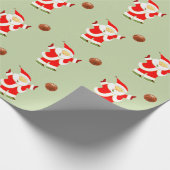 Papier Cadeau Cadeau de vacances pour filles de basket-ball (Coin)