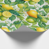 Papier Cadeau Cadeau de verdure de verger de citron (Coin)
