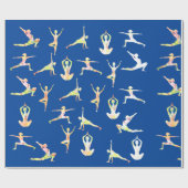 Papier Cadeau Cadeau de yoga (Plat)