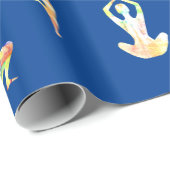 Papier Cadeau Cadeau de yoga (Coin rond)