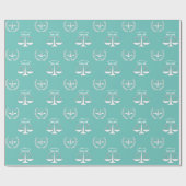 Papier Cadeau Cadeau d'études de droit créatif (Plat)