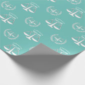 Papier Cadeau Cadeau d'études de droit créatif (Coin)