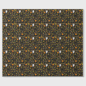 Papier Cadeau Cadeau d'Halloween (Plat)