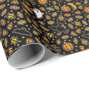 Papier Cadeau Cadeau d'Halloween