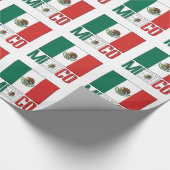Papier Cadeau Cadeau du Drapeau mexicain (Coin)