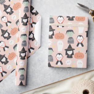 Papier Cadeau Cadeau Éffrayant d'Halloween