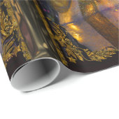 Papier Cadeau Cadeau élégant de Noël (Coin rond)