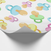 Papier Cadeau Cadeau fait sur commande de douche de tétine (Coin)