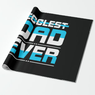 Papier Cadeau Cadeau fête des pères Papa le plus froid jamais