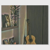Papier Cadeau cadeau guitariste cool (Plat)