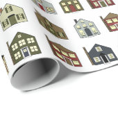 Papier Cadeau Cadeau immobilier (Coin rond)