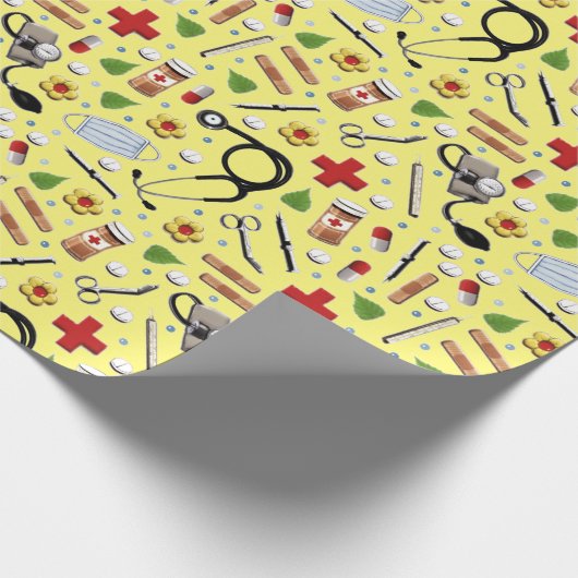 Papier Cadeau Cadeau infirmière (Coin)