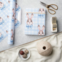 Cadeau lapin bleu lapin