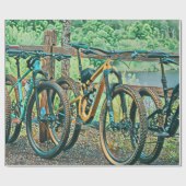 Papier Cadeau Cadeau Lover Cycling (Plat)