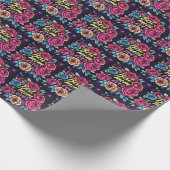 Papier Cadeau Cadeau Luxe Floral Collection populaire (Coin)