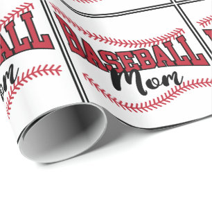 Papier Cadeau Cadeau Maman de baseball