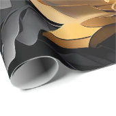 Papier Cadeau Cadeau Mariage personnalisé Gold & Silver (Coin rond)