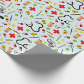 Papier Cadeau Cadeau Médicale (Coin)