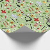 Papier Cadeau Cadeau Médicale (Coin)