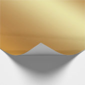 Papier Cadeau Cadeau moderne élégant d'or de Faux de charme (Coin)