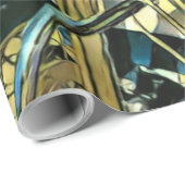 Papier Cadeau Cadeau moto (Coin rond)