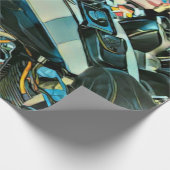 Papier Cadeau Cadeau moto (Coin)